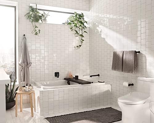 Moven Genta LX Matte Black 24-Inch Towel Bar