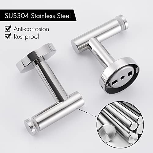 Sturdy 8mm tempered glass shelf for bathroom with rustproof bracket