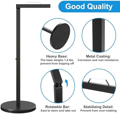 Sturdy Comfortable Toilet Paper Holder Black