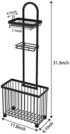 Moveable Freestanding Toilet Paper Holder
