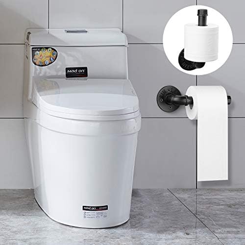Elibbren Industrial Pipe Toilet Paper Holder