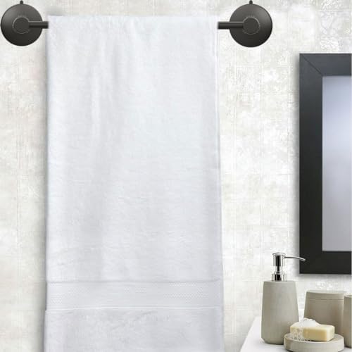 Adjustable Suction Cup Towel Bar for Bathroom