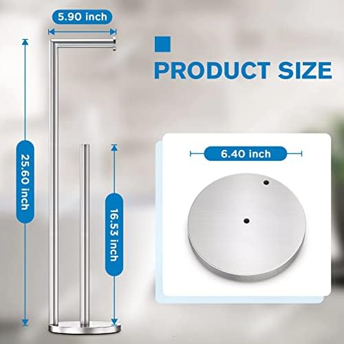 Bathth Toilet Paper Holder Stand