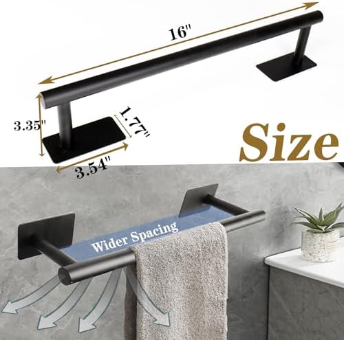 Self-Adhesive Bath Towel Bar