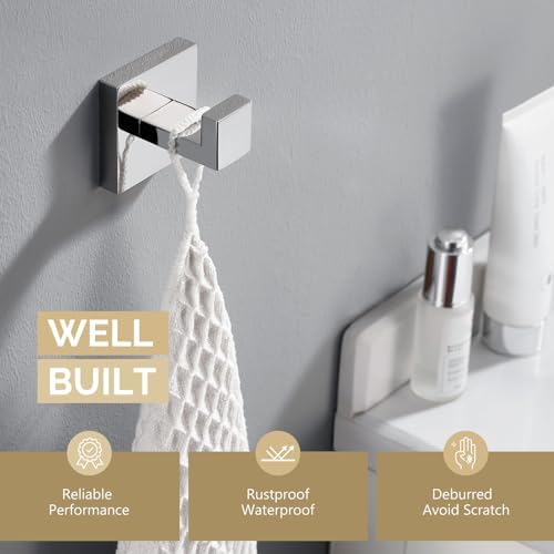 Angle Simple bath towel hook stainless steel chrome towel hook bathroom towel hook