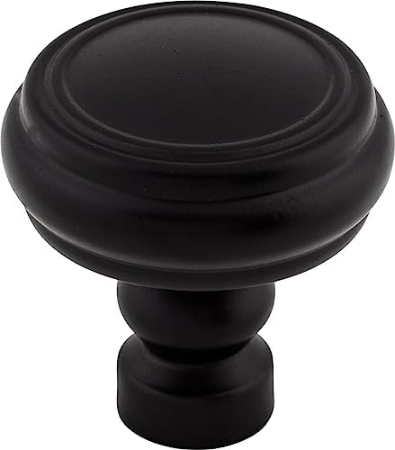 Brixton Flat-Black Knob - Durable Home