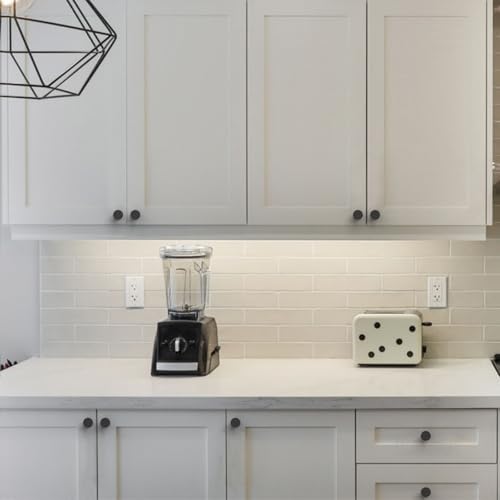 10-Piece Matte Black Kitchen Drawer Knobs