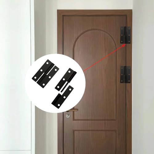 4-Piece Set of Durable Hinges for Doors Perfect for Home Kitchen