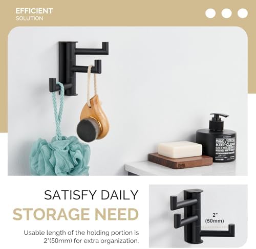 Angle Simple Swivel Towel Hook