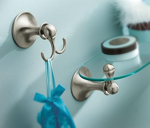 Sleek bathroom vanity shelf