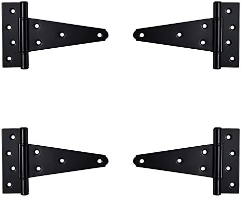 Premium 6-inch T-Strap Hinges for sheds