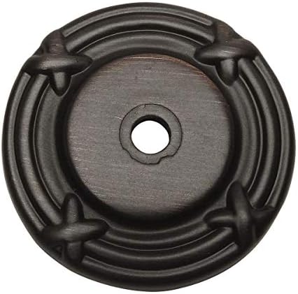Get 10 Pack of Cosmas Oil Rubbed Bronze Cabinet Hardware Backplate Knob