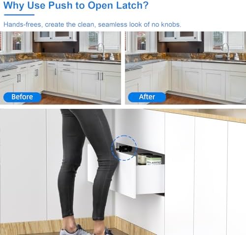 Magnetic Push Latch for Cabinet Door