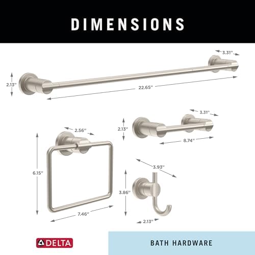 Delta Faucet Nicoli 4-Piece Bath Set - Luxury oppose any impurity
