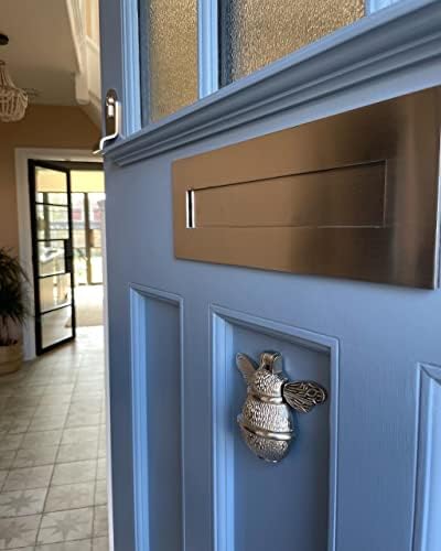 Bee Door Knocker Polished Brass Home Accent