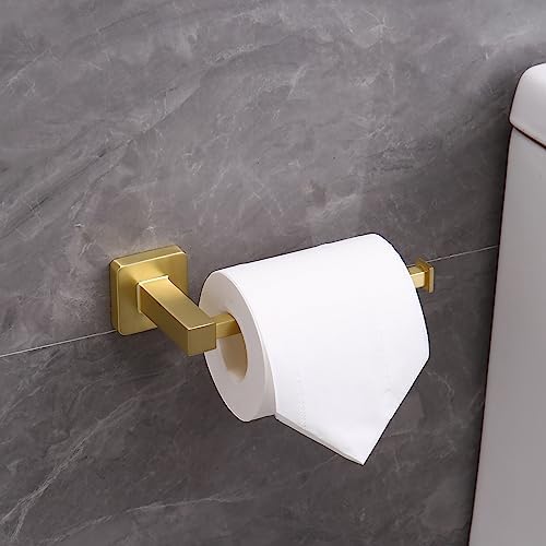 5-Piece Gold-Plated Hand Bathroom Towel Holder Set