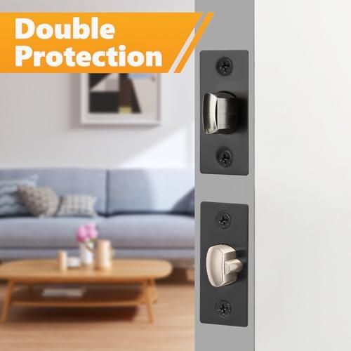 Adjustable Door Latch Set for 2-3860mm or 2-3470mm 45 Deadbolt Latch - Durable Replacement for Doors