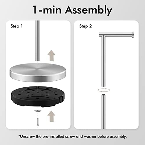 KES Rustproof Toilet Paper Holder Stand
