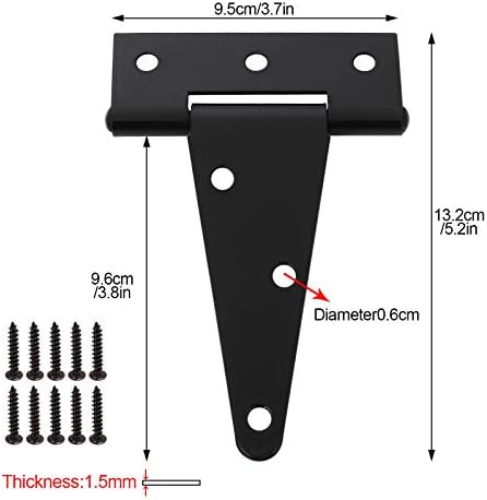 10-Pack 4 Inch Steel Hinges for sheds and gates
