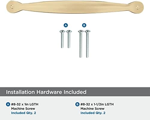 Amerock Cabinet Pull Transition Series Champagne Bronze 5-116 in 128 mm Center-to-Center Drawer Pull