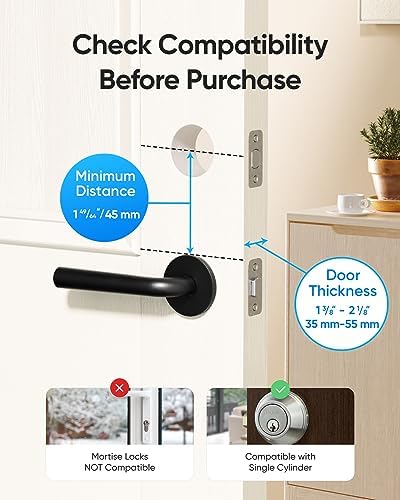 Eufy Security Smart Lock C220 - Door Security Entry 8Month Battery