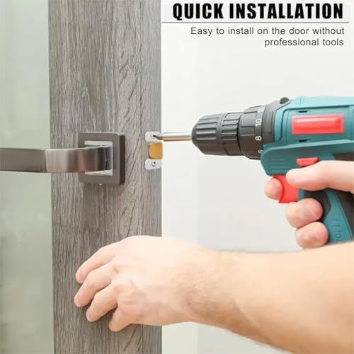 Adjustable Deadbolt Strike Plate Set
