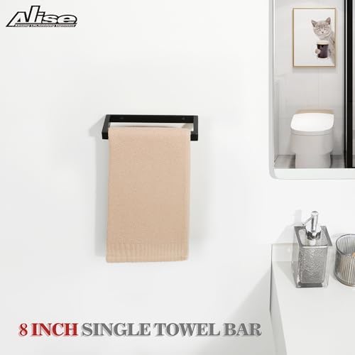 Sturdy 4-Sided Wall-Mounted Towel Holder 8 Inch stainless steel