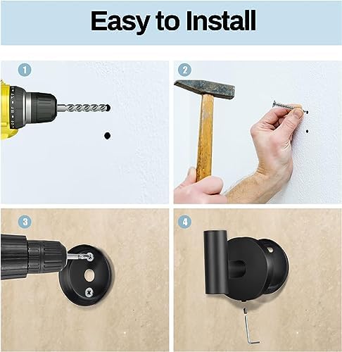 Kruodop 2-Pack Gold Matte Wall Towel Holder Rust-Resistant