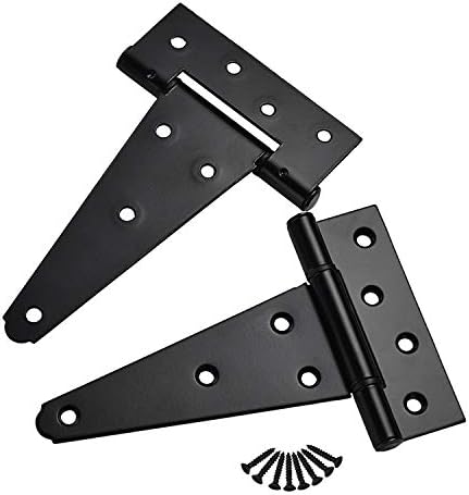 Premium 6-inch T-Strap Hinges for sheds