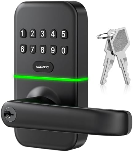 Smart Door Handle Lock with Keypad Kucacci Keyless Entry Door Lock