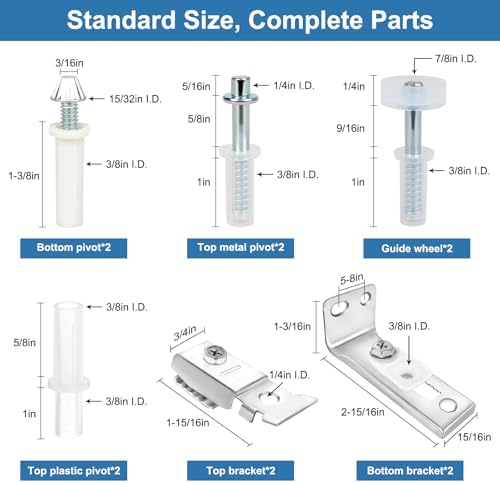 SEPMARCBifold Door Repair Kit - Easy to Use 2 Pack