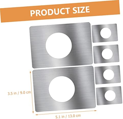 Sturdy Stylish 6-Piece Stainless Steel Door Reinforcement Kit