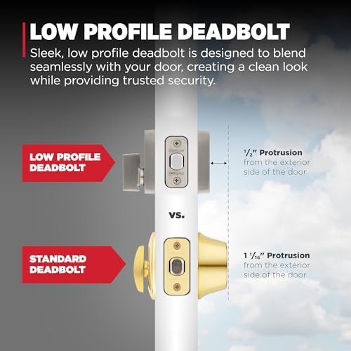 Kwikset San Clemente Front Door Lock Handle Deadbolt Set with SmartKey Security