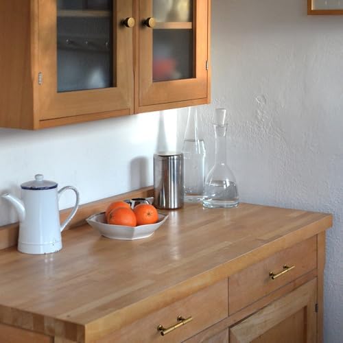 Goo-Ki Vintage Retro Antique Brass Zinc Alloy Cabinet Knob Set - 6 Pack