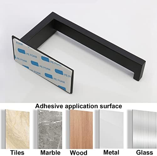 Vanloorry Matte Black Toilet Paper Holder