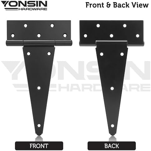10 T-Strap Shed Door Hinges