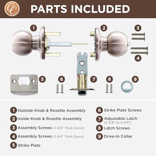 Copper Creek Privacy Ball Door Knob