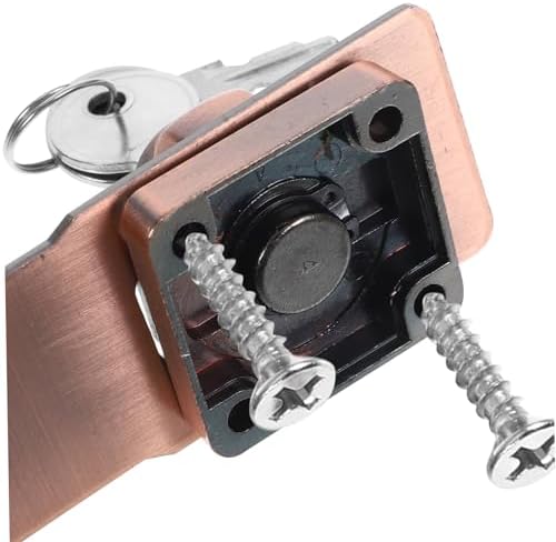 Pool Gate Latch - Heavy Duty Padlock with Hidden Screwainless Steel Door Lock for sheds cabinets Barn Doors