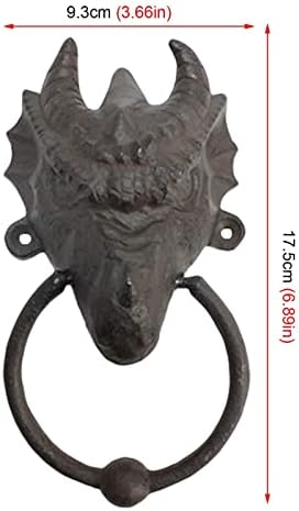 Vintage Door Knocker Dragon Head