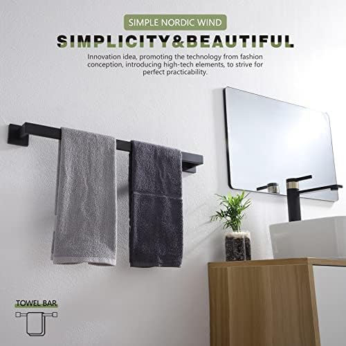 Premium 24-Inch Stainless Steel Towel Bar for Home