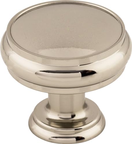 Top Knobs TK832PN Serene Collection 1-38 Eden Large Knob Polished Nickel