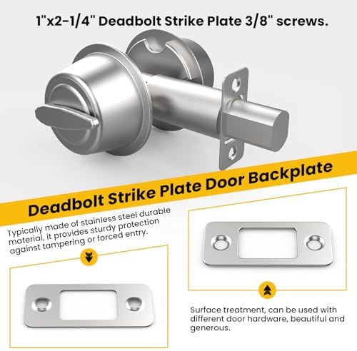 Round Corner Door Strike Plate 201 Stainless Steel Fix Door Issues