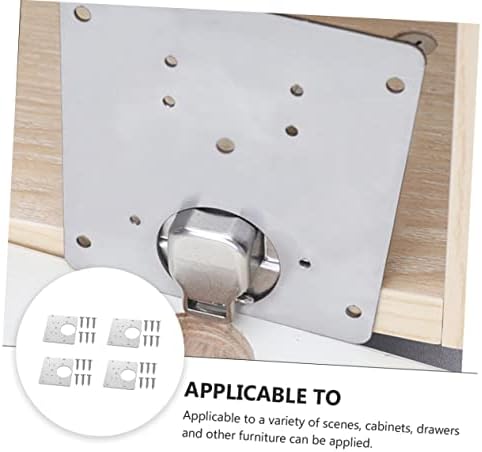 Sturdy Metal Hinge Repair Kit for Furniture