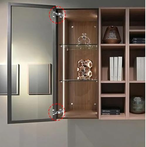 165-Degree 2-Piece Hinges for Cabinet Corners Kitchen Doors