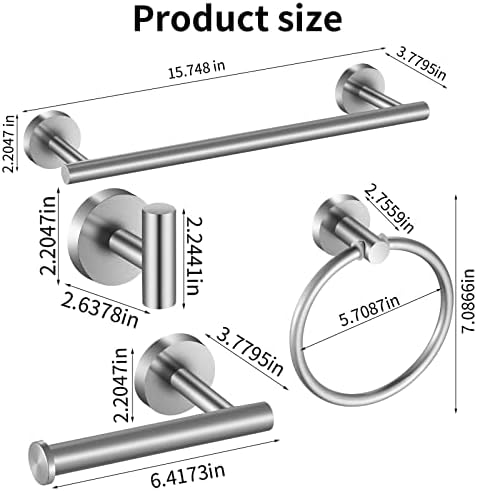 Hinmood Complete 10-Piece Bathroom Hardware Kit Durable Trends for Modern Bathrooms