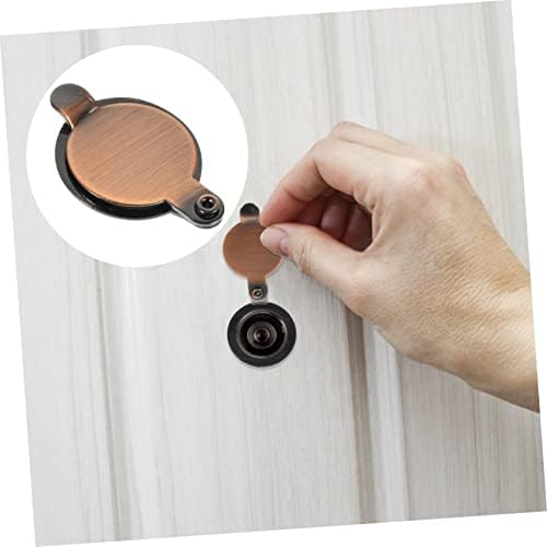 MAGICLULU 2-Piece Cat Eye Door Viewer Protector with Chain Secure Entry