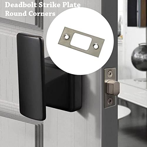 2-Piece Stainless Steel Door Backplate Satin Brushed Nickel