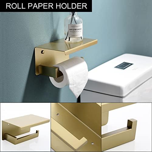 TNOMS 5-Piece Bathroom Hardware Set