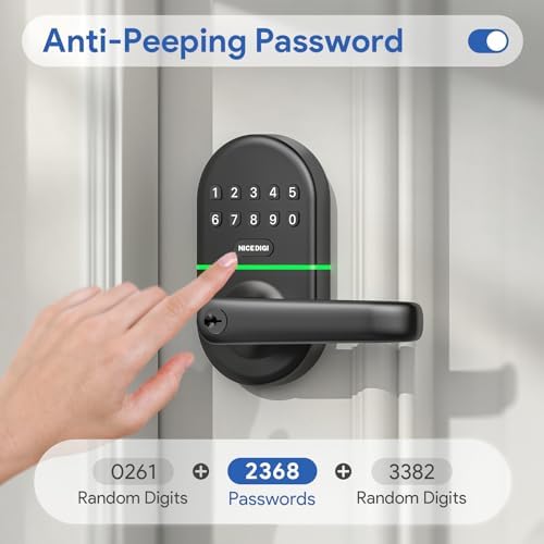 NICE DIGI Smart Keypad Door Lock with Keyless Entry