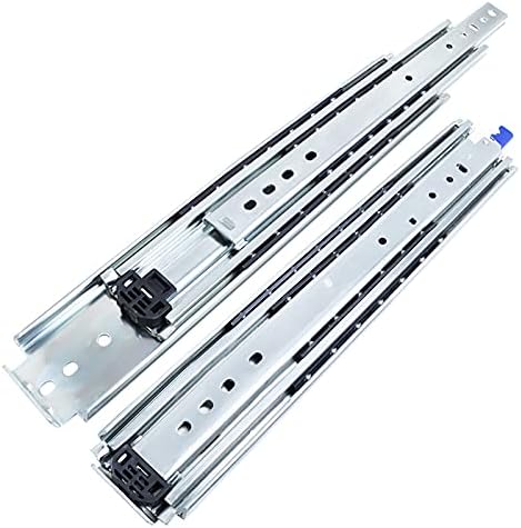 Durable 120Kg Capacity Lock Slide Rail for Cabinets